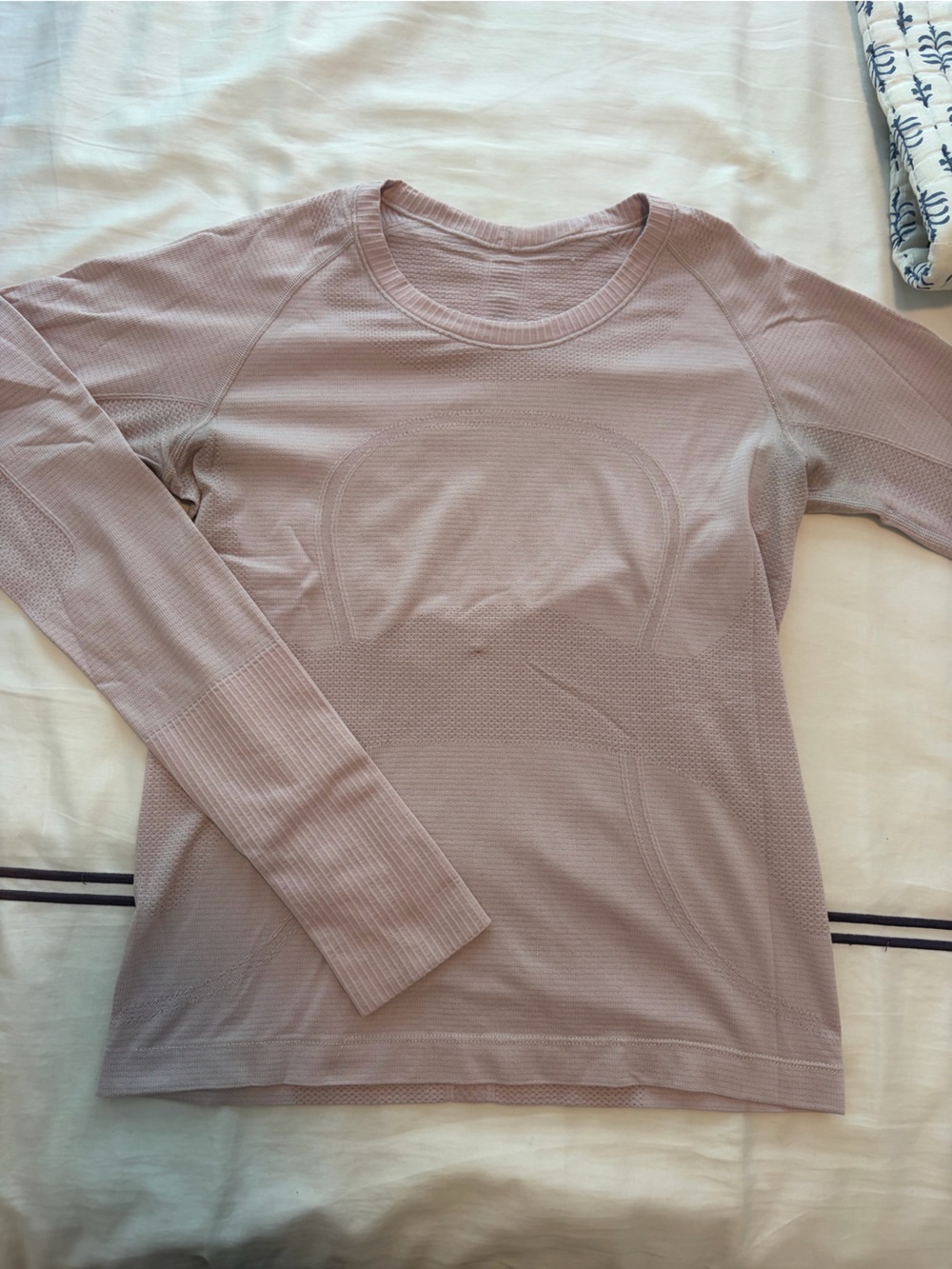 lululemon athletica long sleeve swiftly tech top - dusty mauve